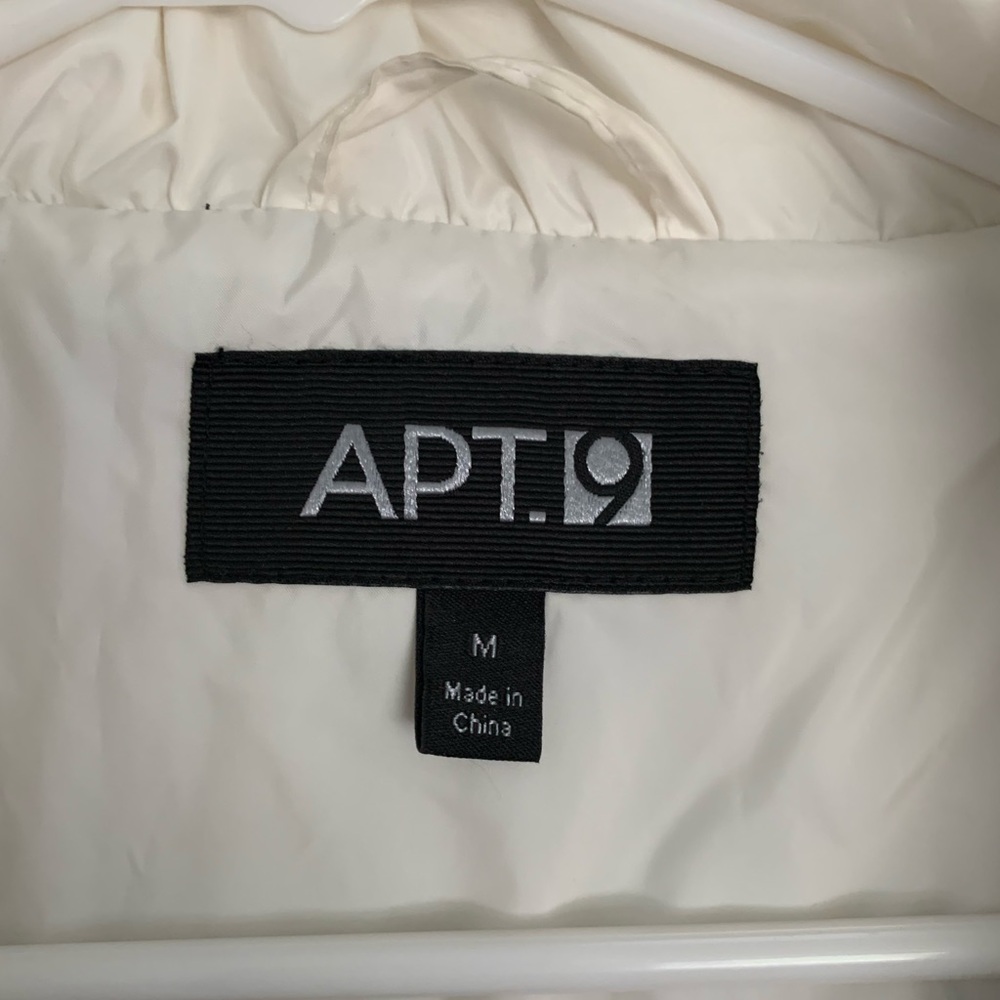 Bundle&Save Apt 9 Womens M Long White Winter Puff… - image 2